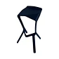 Silla de Barra Niza Negra - Miniatura 4