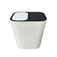 Caneca de basura / Papelera Blanca de 20 litros Push con Doble Compartimiento - Miniatura 7