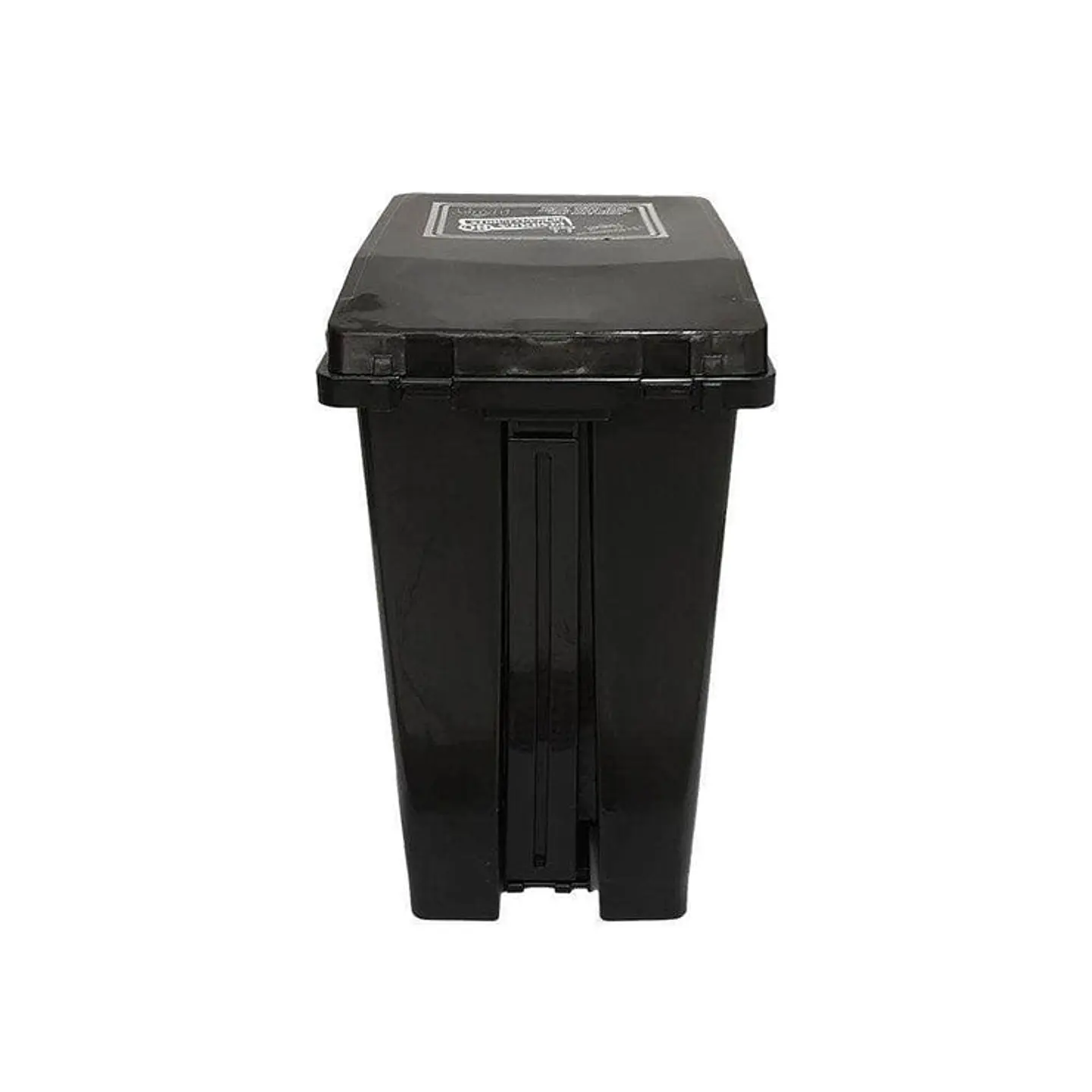 Caneca de basura / Papelera negra de 20 litros con pedal 3