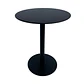 Mesa Metálica Redonda Barcelona Negra - Miniatura 3