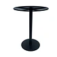 Mesa Metálica Redonda Barcelona Negra - Miniatura 4