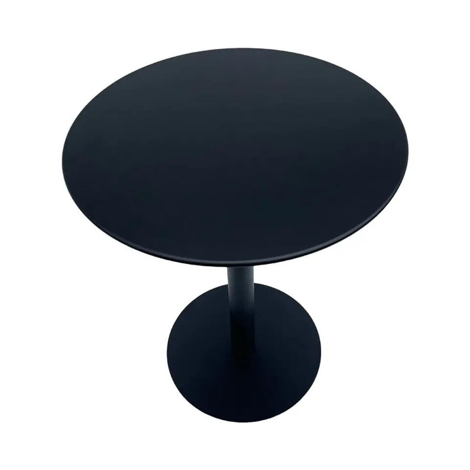 Mesa Metálica Redonda Barcelona Negra 5