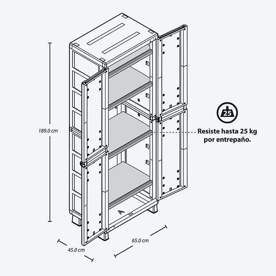 Combo cocina Barú, 1 Armario grande, 1 Armario mediano 7