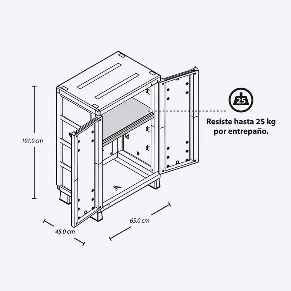 Combo cocina Barú, 1 Armario grande, 1 Armario mediano 8