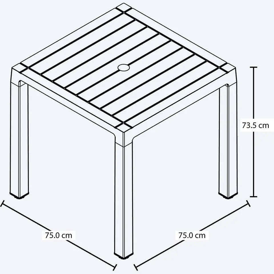 Combo Comedor Barú Trendy, 1 Mesa, 4 Sillas Con Brazos 7