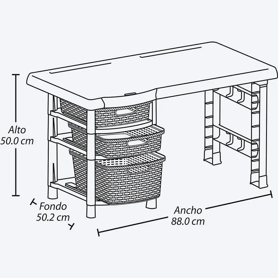 Combo Estudio Infantil, 1 Escritorio, 1 Silla NIÑAS 8