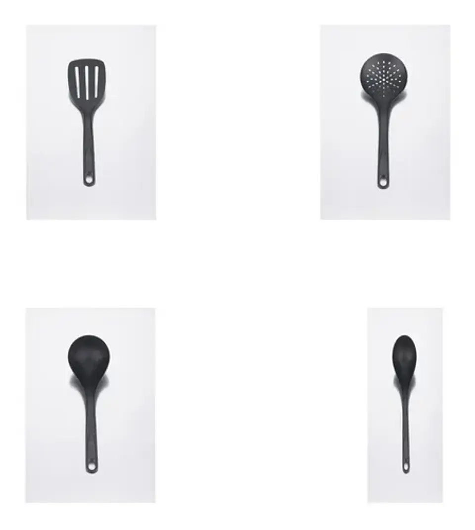 Juego x 4 Utensilios Negro Esencial / Imusa 2