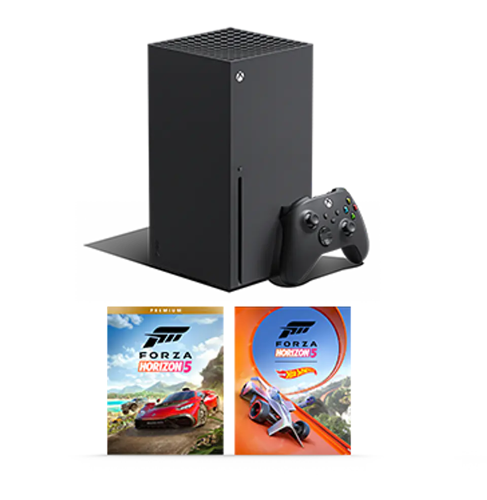 Consola XBOX Series X + 1 Control Inalámbrico + Paquete Forza Horizon 5 4