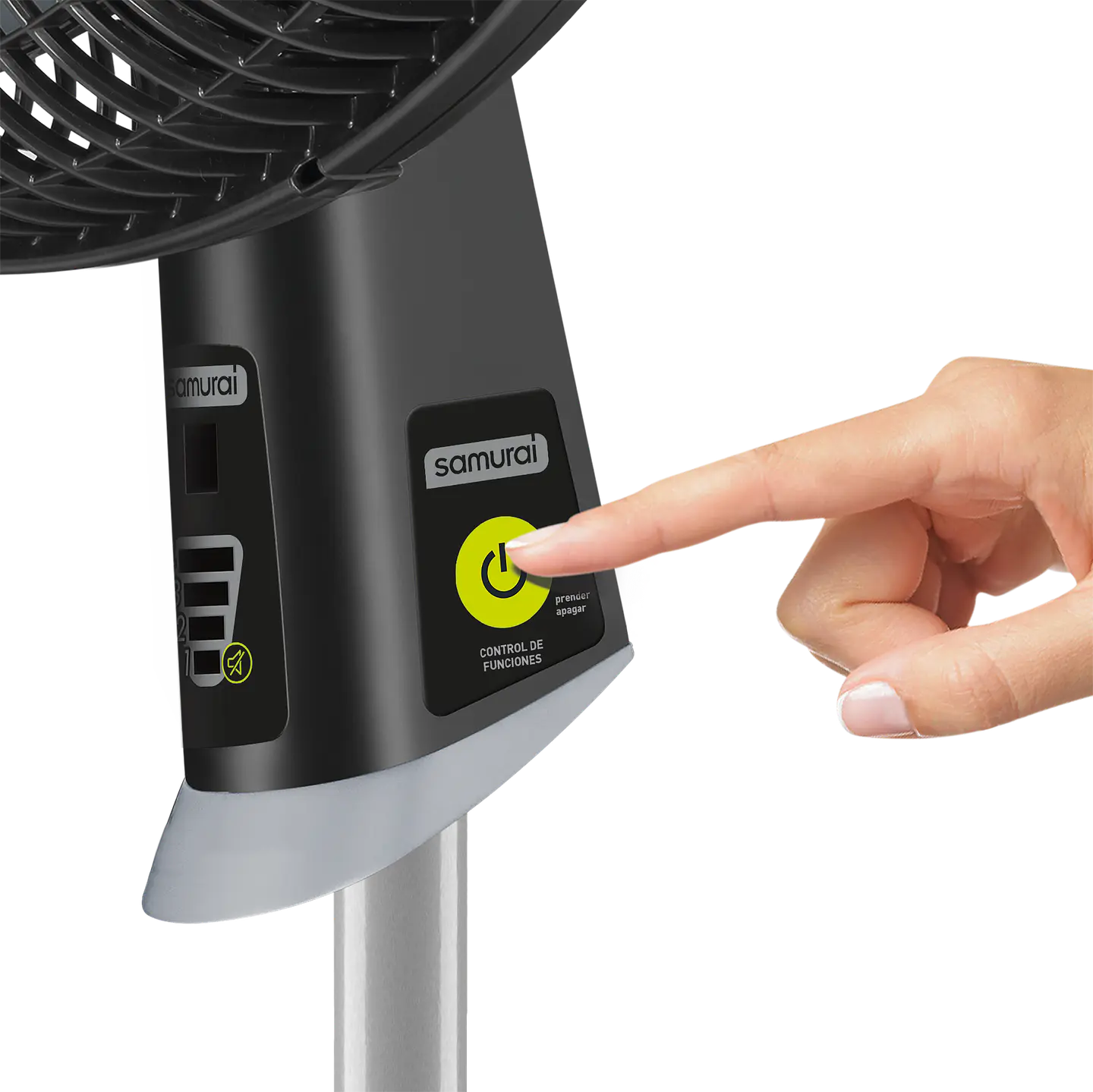 Ventilador Pedestal Silence Force Control Remoto / Samurai 2