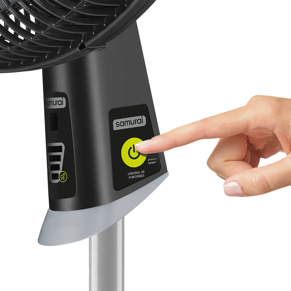 Ventilador Pedestal Silence Force Control Remoto / Samurai 2