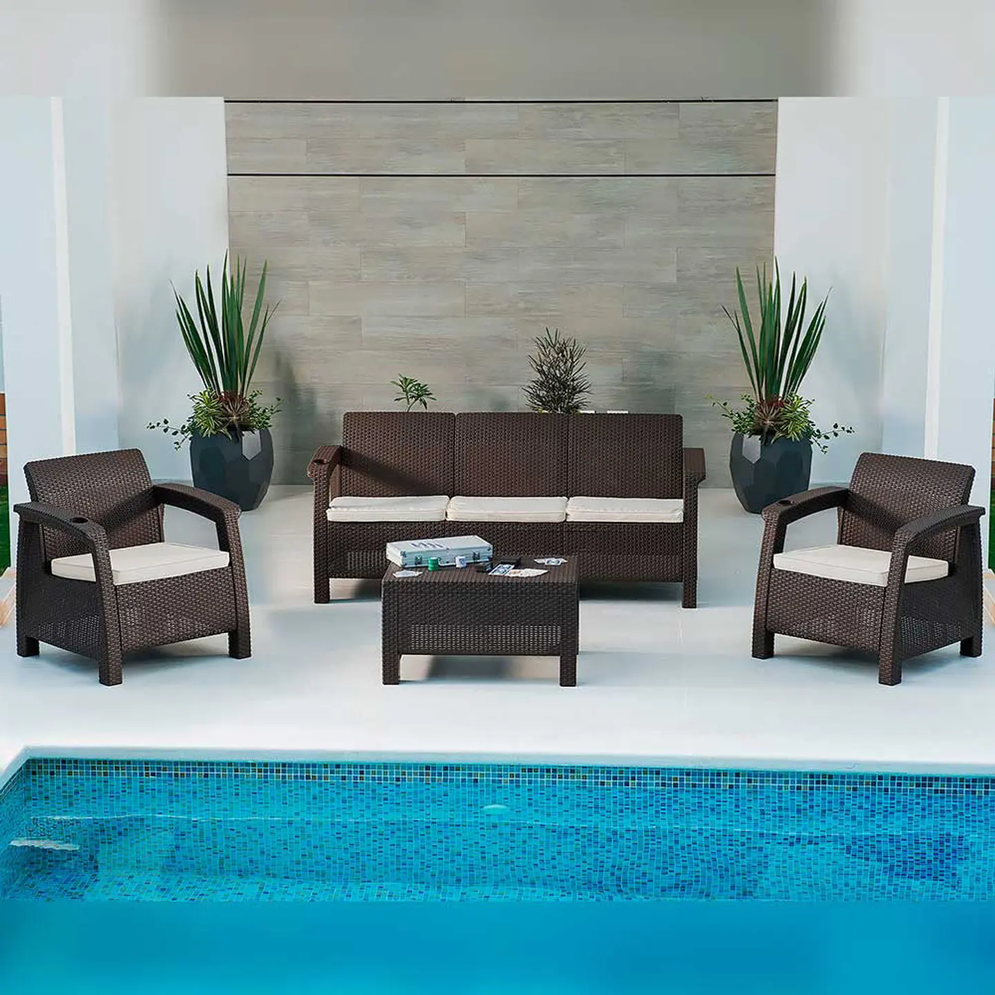 Juego de Sala Ferrara Premium Wengue / MQ 2