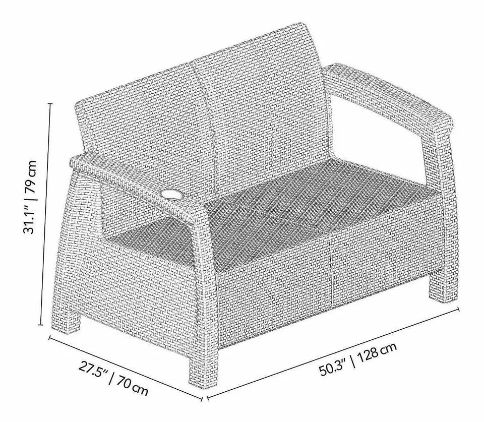 Juego de Sala Ferrara Premium Wengue / MQ 4