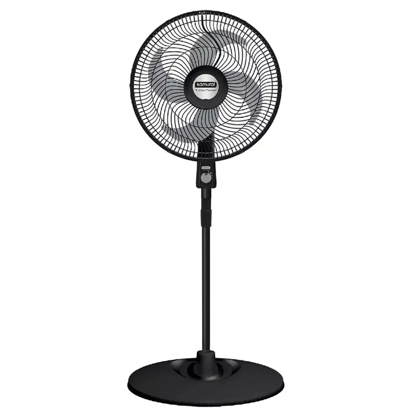 Ventilador Turbo Power Pedestal Negro / Samurai 1