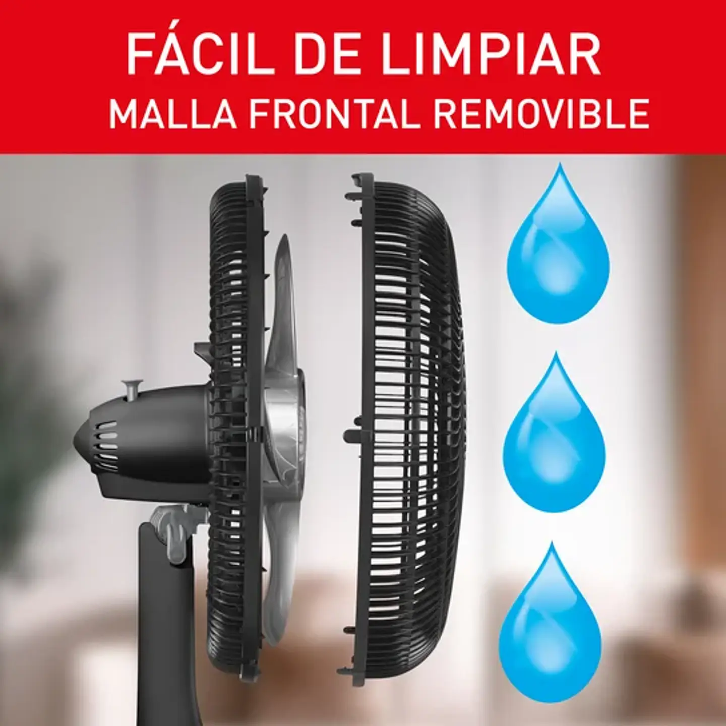 Ventilador Samurai Turbo Silence Maxx 3 en 1, 3 Velocidades, Negro 6