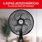Ventilador Samurai Turbo Silence Maxx 3 en 1, 3 Velocidades, Negro - Miniatura 8