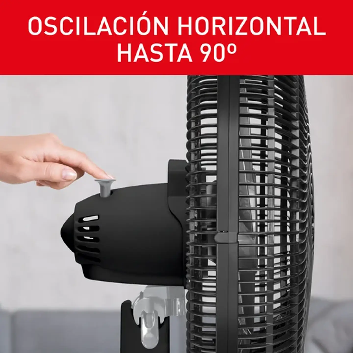 Ventilador Samurai Turbo Silence Maxx 3 en 1, 3 Velocidades, Negro 9