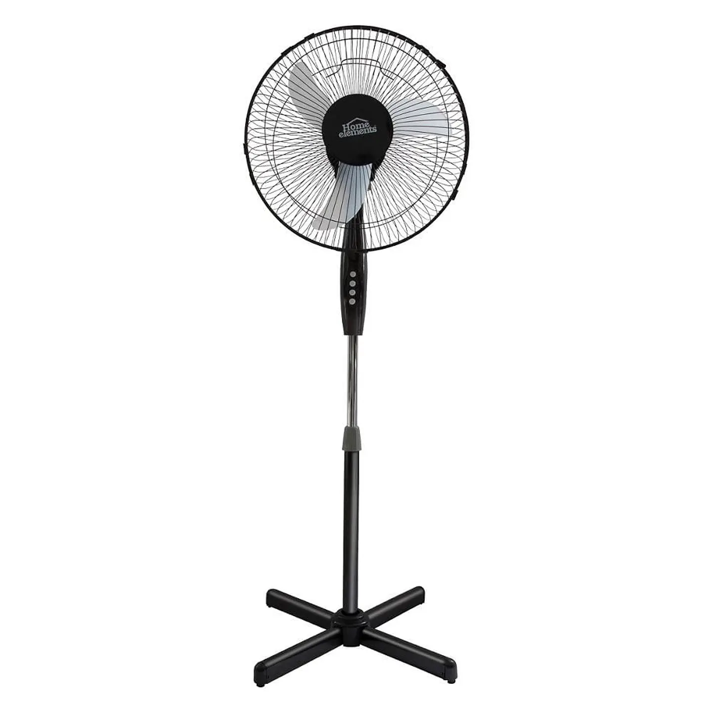 Ventilador Home Elements Pedestal 16 pulgadas 45 Watts Hecrsf 16Bin Negro 1