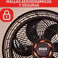 ventilador 2 En 1 SAMURAI VE3400I0 negro - Miniatura 4