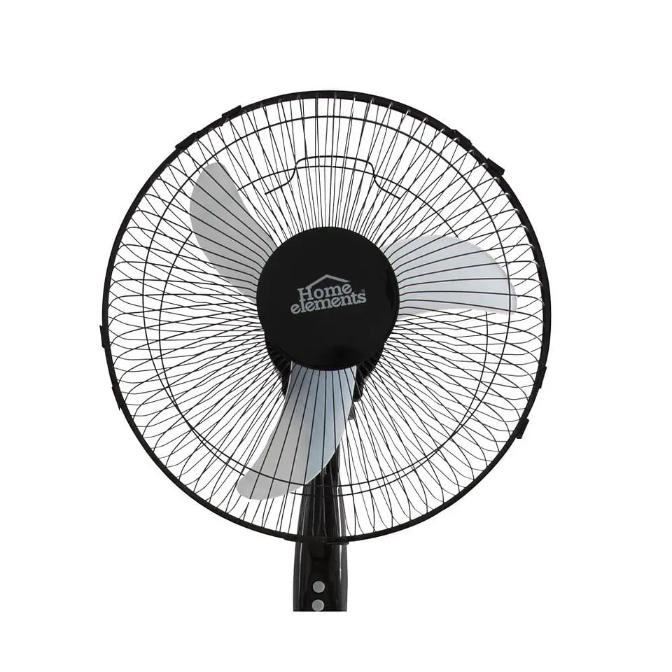 Ventilador Home Elements Pedestal 16 pulgadas 45 Watts Hecrsf 16Bin Negro 2
