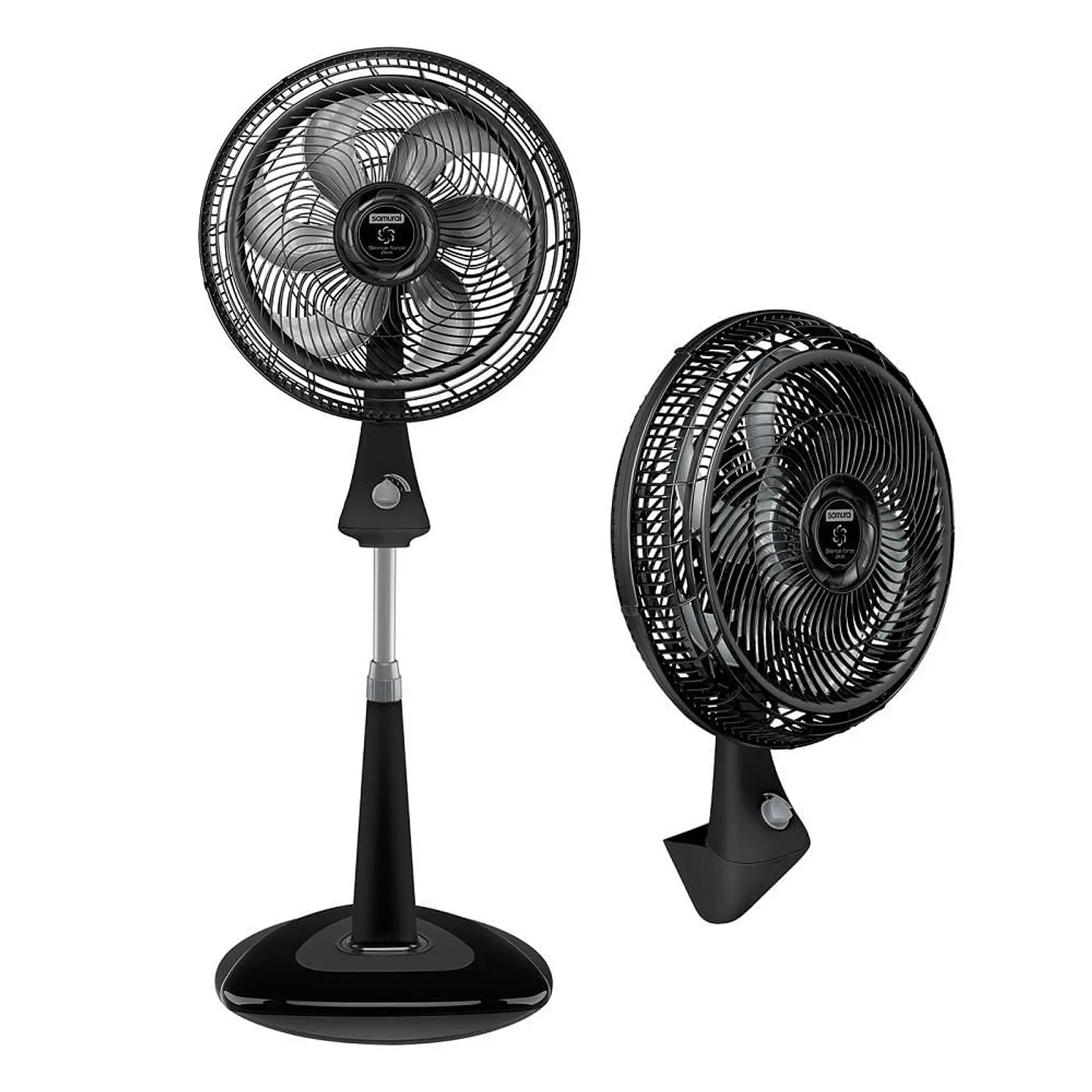 Ventilador Samurai Silence Force Plus 2 En 1 Negro 18 pulgadas 2