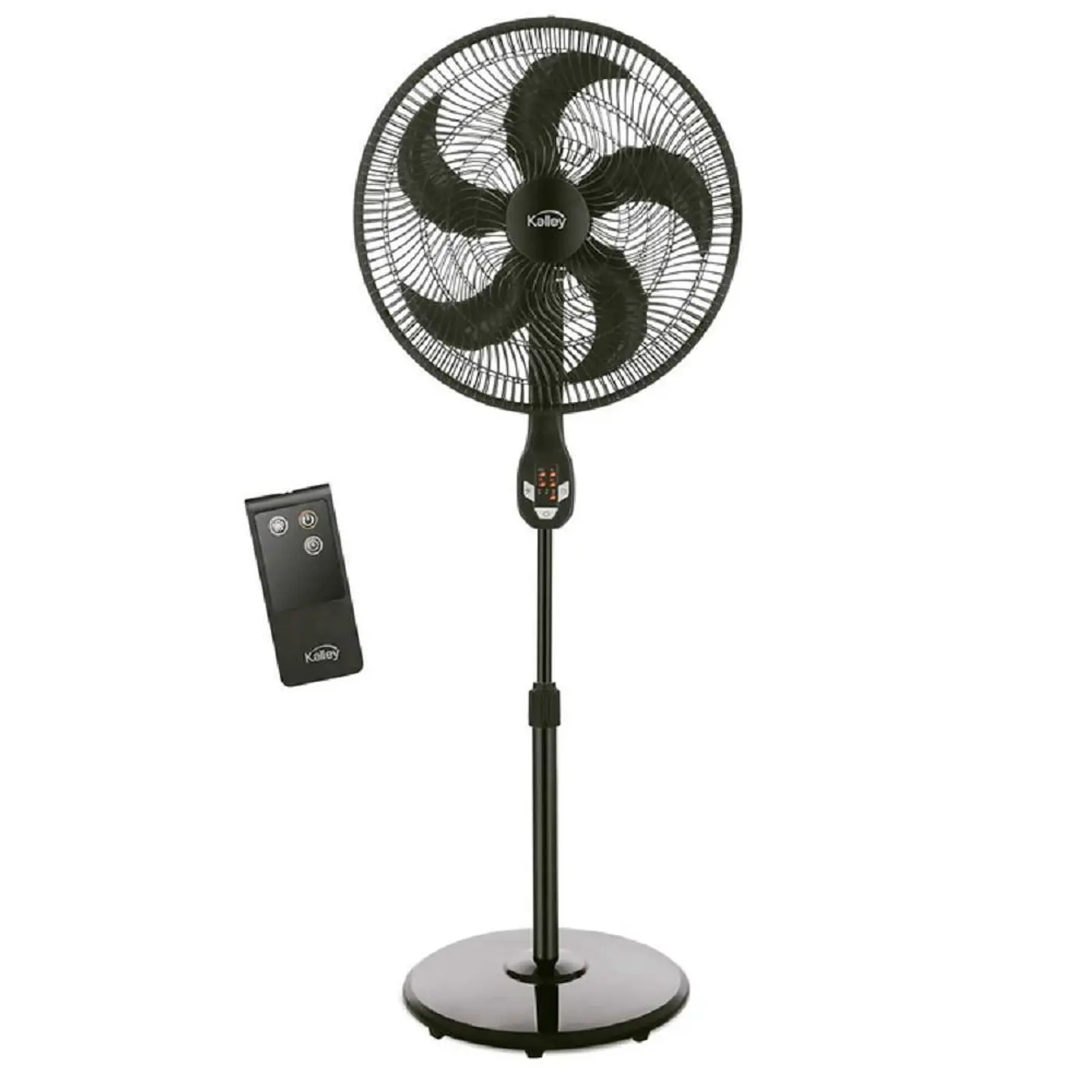 Ventilador Pedestal Kalley K V18d Digital 18 pulgadas Negro 2