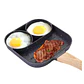Sarten Antiadherente Dividido Para Desayunos Facil Y Rapido - Miniatura 1
