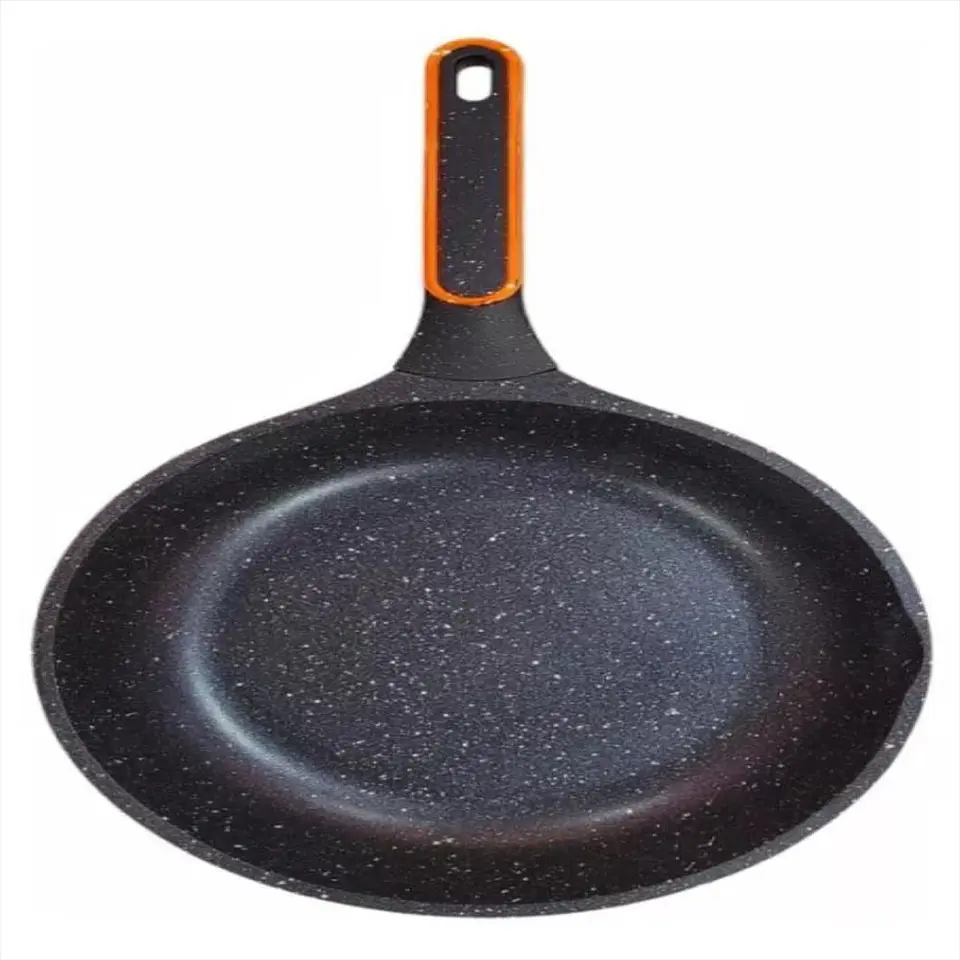 Sartenes En Marmol Swiss Home X3 Con Tapa De Vidrio 2