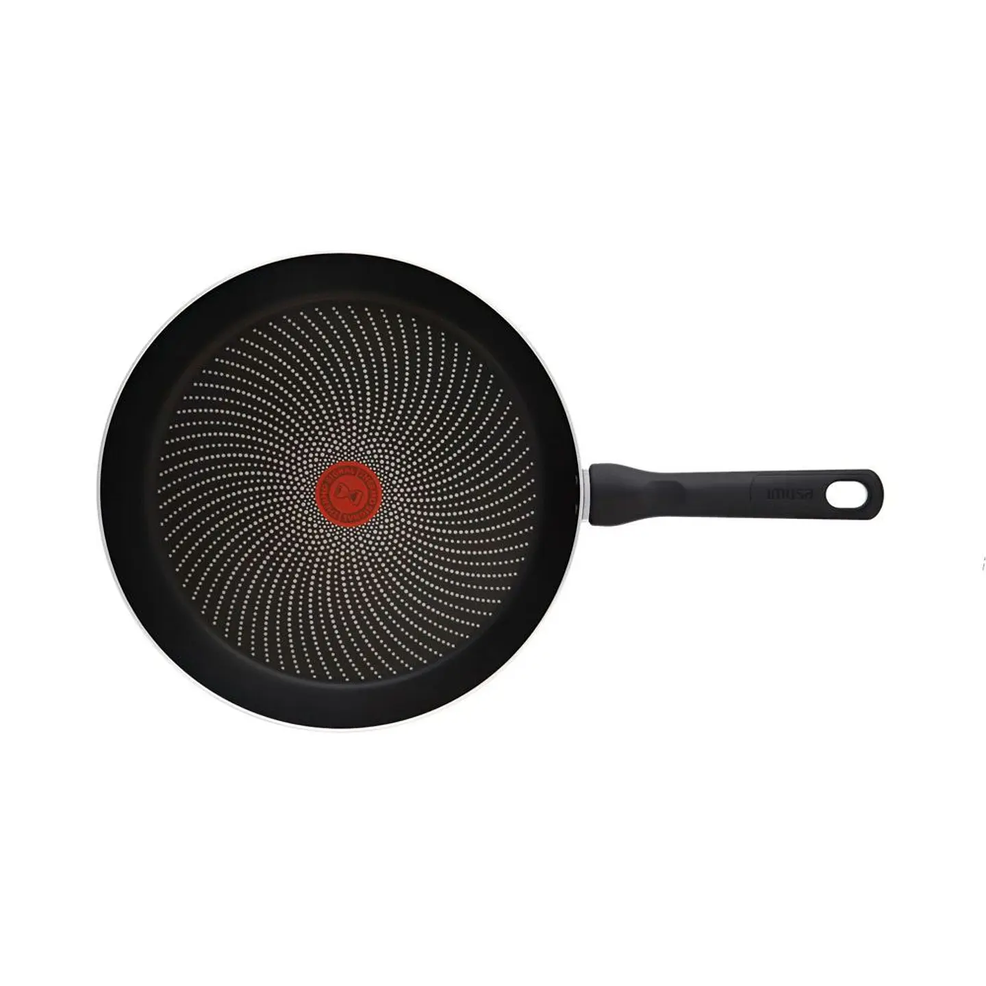 Sarten 30 cm Tapa de Vidrio IMUSA Aluminio Antiadherente Hard Titanium 2 30 cm Negro 3