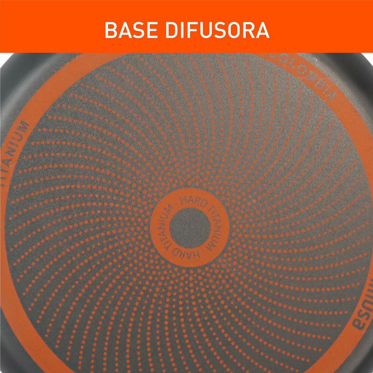 Sarten 30 cm Tapa de Vidrio IMUSA Aluminio Antiadherente Hard Titanium 2 30 cm Negro 6