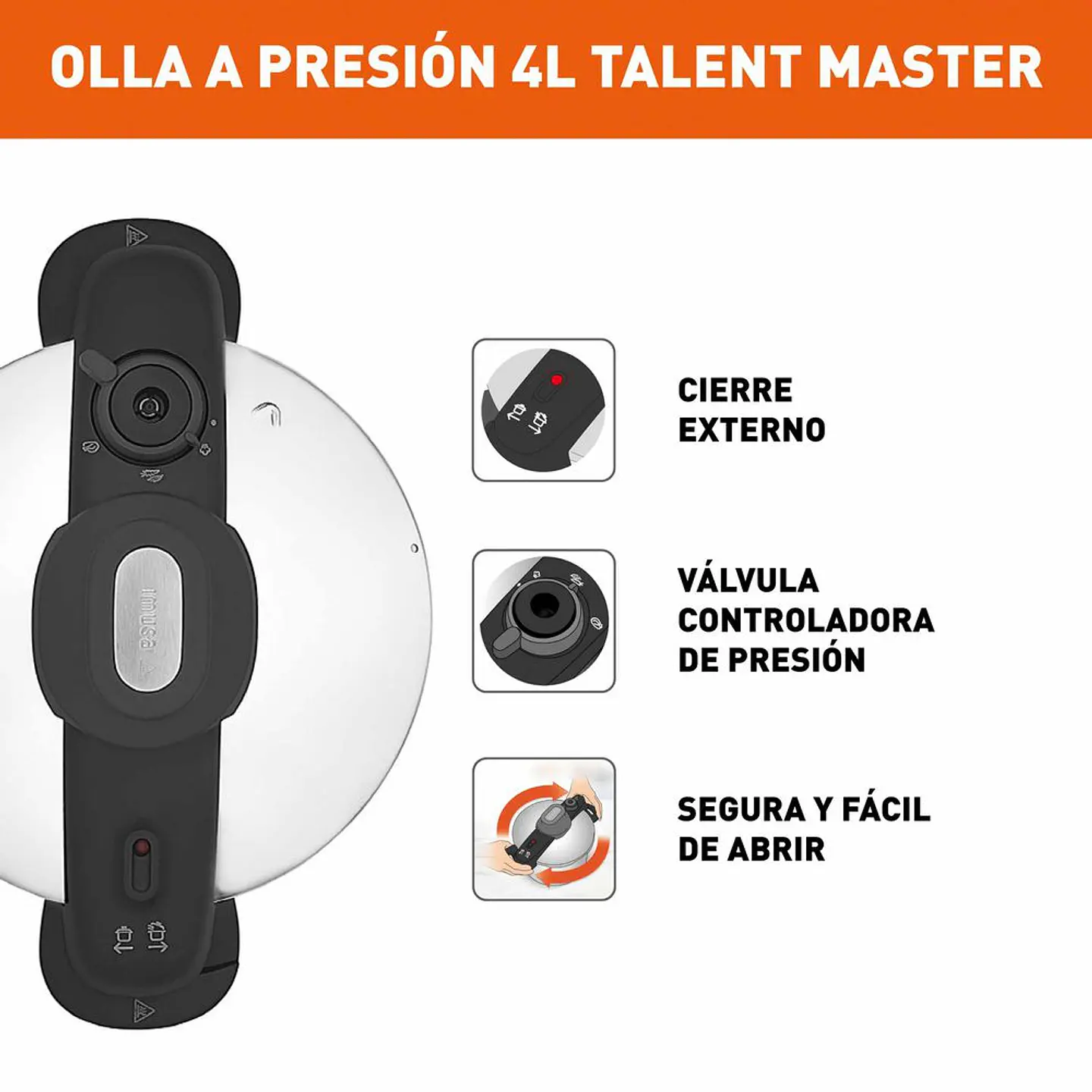 Olla IMUSA 4 Litros 4