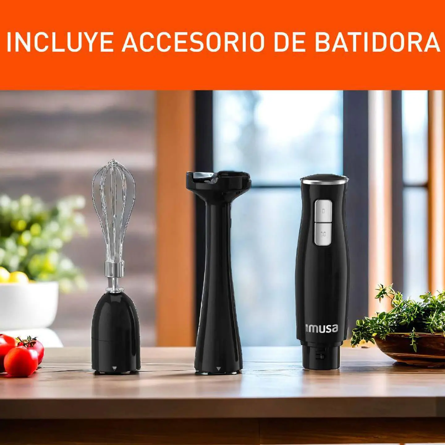 Combo Olla a Presión 7L IMUSA 7 Litros SecuryPlus 7L + Turbomix IMUSA 5