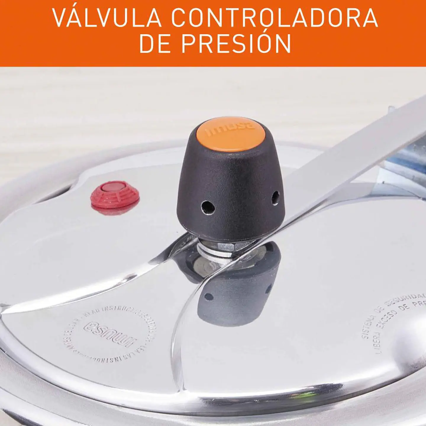 Combo Olla a Presión 7L IMUSA 7 Litros SecuryPlus 7L + Turbomix IMUSA 6