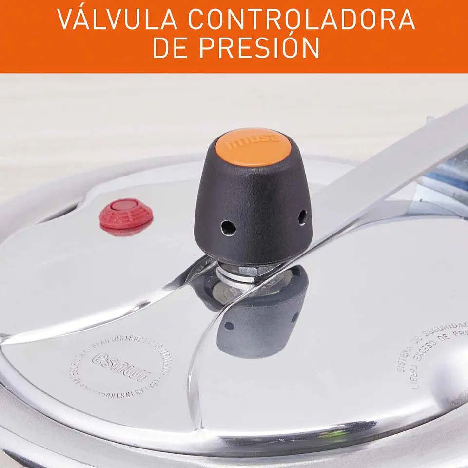 Combo Olla a Presión 7L IMUSA 7 Litros SecuryPlus 7L + Turbomix IMUSA 6