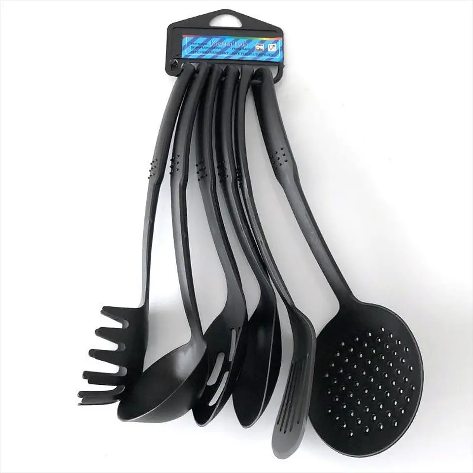 Juego De Ollas Antiadherente Con Utensilios De Cocina Generico Rs 13 4