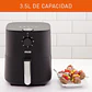 Freidora de aire Easy Fry One IMUSA 3.5 Litros Mecánica Negro EZ130856 - Miniatura 4