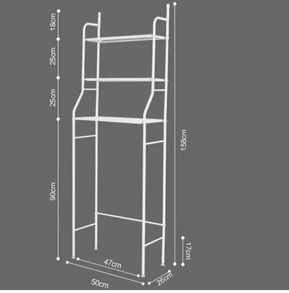 OrganiMaster Bath Max - Torre de almacenamiento Premium 2