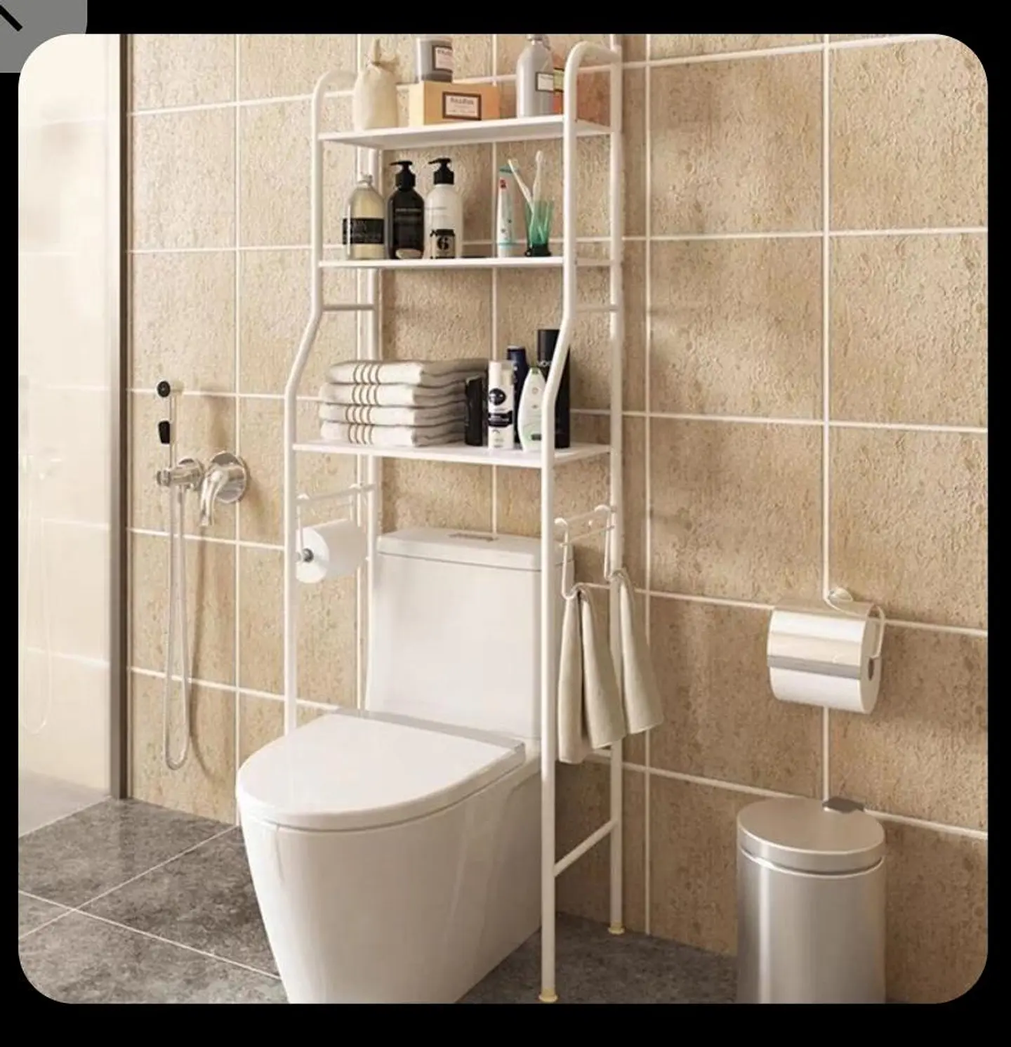 OrganiMaster Bath Max - Torre de almacenamiento Premium 3