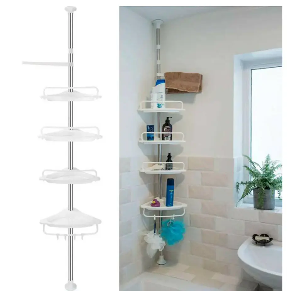 OrganiCaddy®: Sistema de Organización de Ducha Minimalista 4
