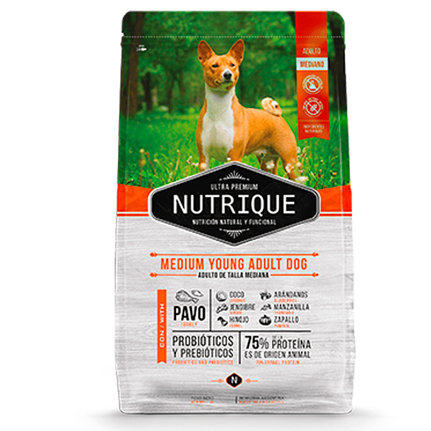 Nutrique Perro Adulto Raza Mediana 12kg  1