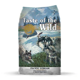 Taste of the Wild Pacific Stream Puppy 12.2kg para perro cachorro sabor salmón ahumado