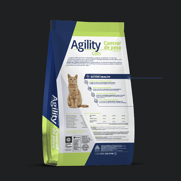 Agility Gato Control Peso 10kg (indoor) sabor mix  2