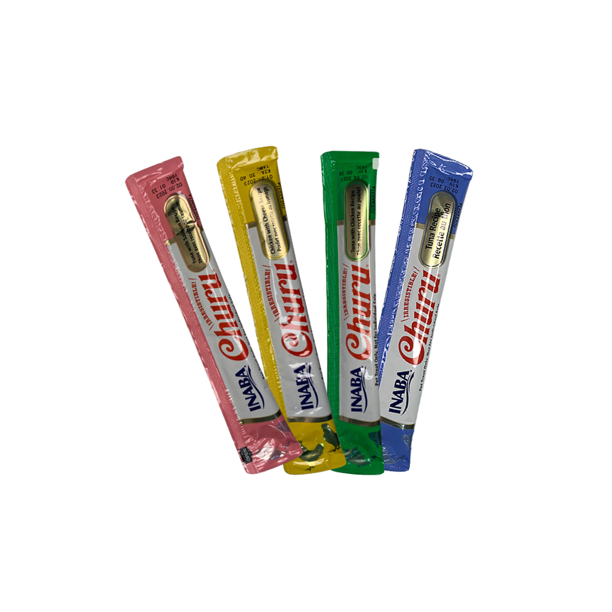 pack Churu 4 tubos de 15 grms c/u variedad mix de sabores Tu Mascota