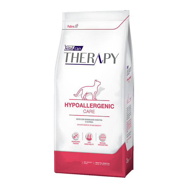 Therapy Feline Hypoallergenic 2KG de Vitalcan