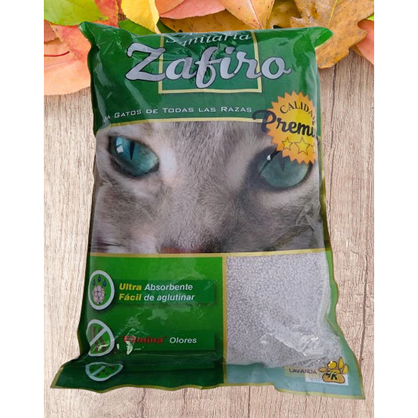 Arena Sanitaria Aglutinante Zafiro Lavanda 24KG 2