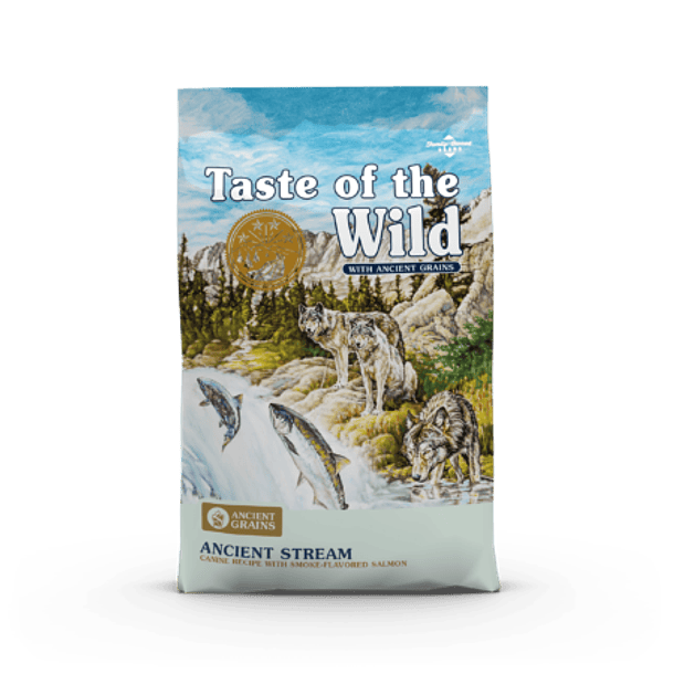 Taste Of The Wild Ancient Grains Stream Canine Recipe (Salmón Ahumado) 12,2 kgs Granos Ancestrales 1