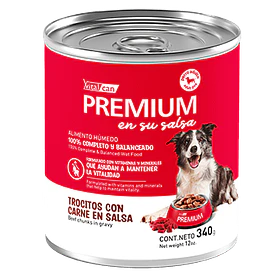 Premium en su Salsa Carne Perro Adulto 340gr