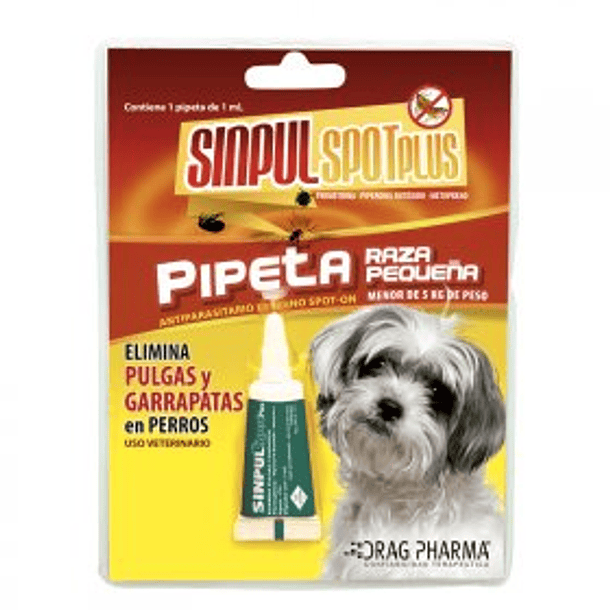 Pipeta Anti Garrapatas Sinpulspot Plus 3