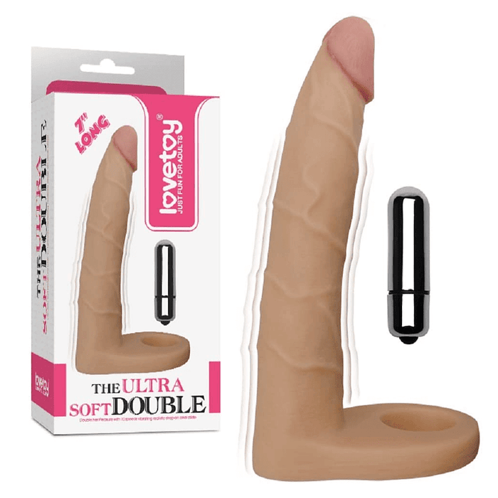 Dildo para Doble Penetración con Bala Vibradora