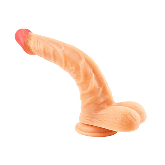 Dildo Consolador Realista Curvo 23 cm