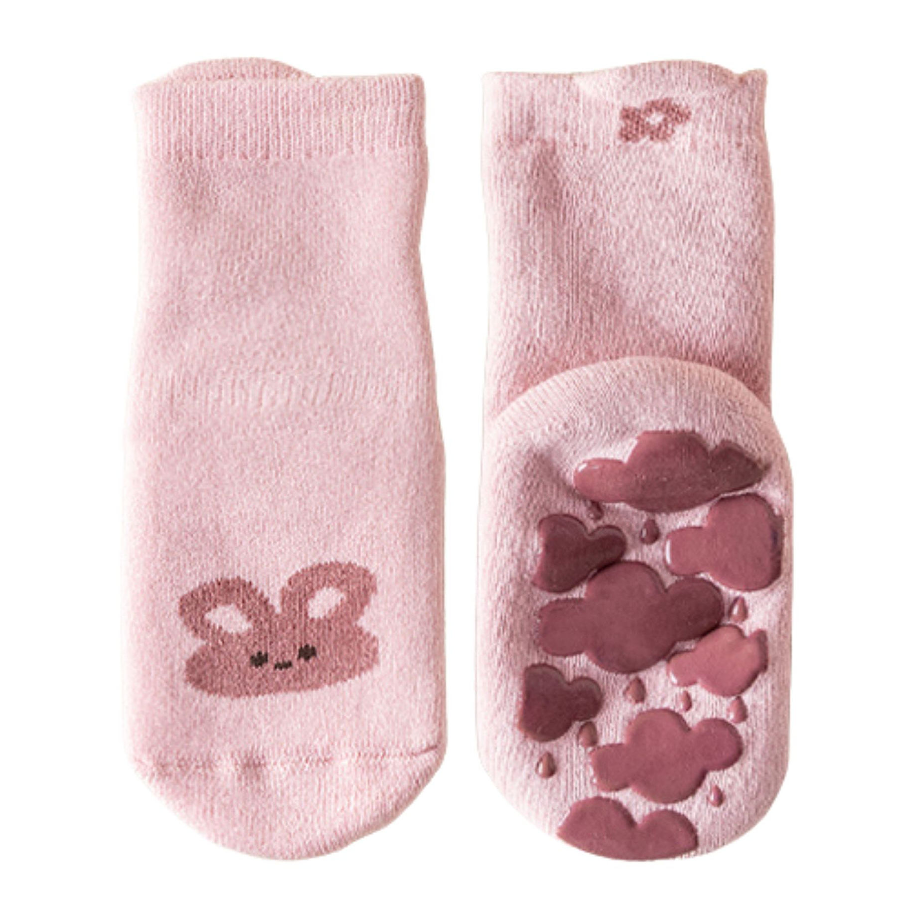 Calcetines de bebé - Diseño Conejito Rosado